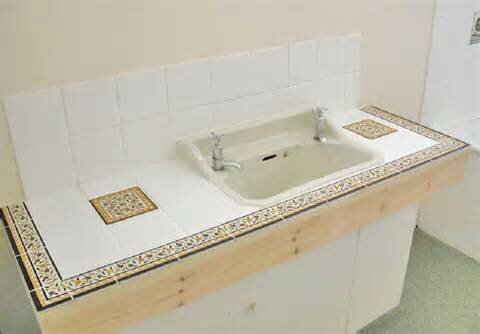 Bathroom Vanity Tile Countertop