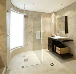 Marble Tile Bathroom Shower Design Pictures