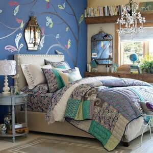Teen Girl Bedroom Ideas Blue Peacock