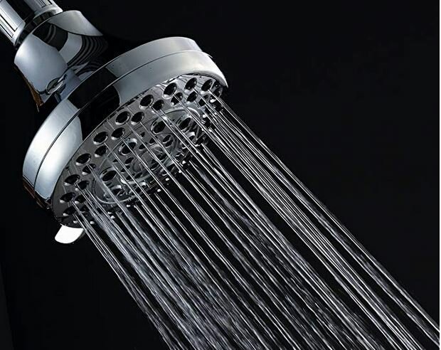 Albustar 6 Function Pulse-SPA series Luxury Shower Head with Massage Experience, Wall-Mounted, High Pressure, Easy Installation, Chrome Finish