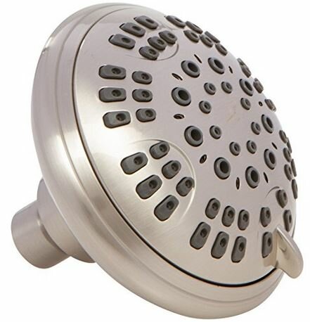 Aqua Elegante 6 Function Adjustable Luxury Shower Head-High Pressure Boosting, Wall Mount, Bathroom Shower Head for Low Flow Showers-Chrome